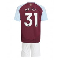 Aston Villa Leon Bailey #31 Hjemmebanesæt Børn 2024-25 Kortærmet (+ Korte bukser)